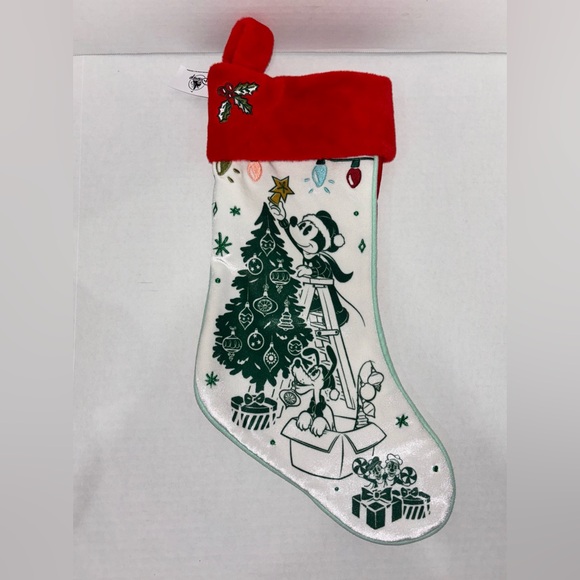 Disney Mickey and Pluto Christmas Stocking - Picture 1 of 4